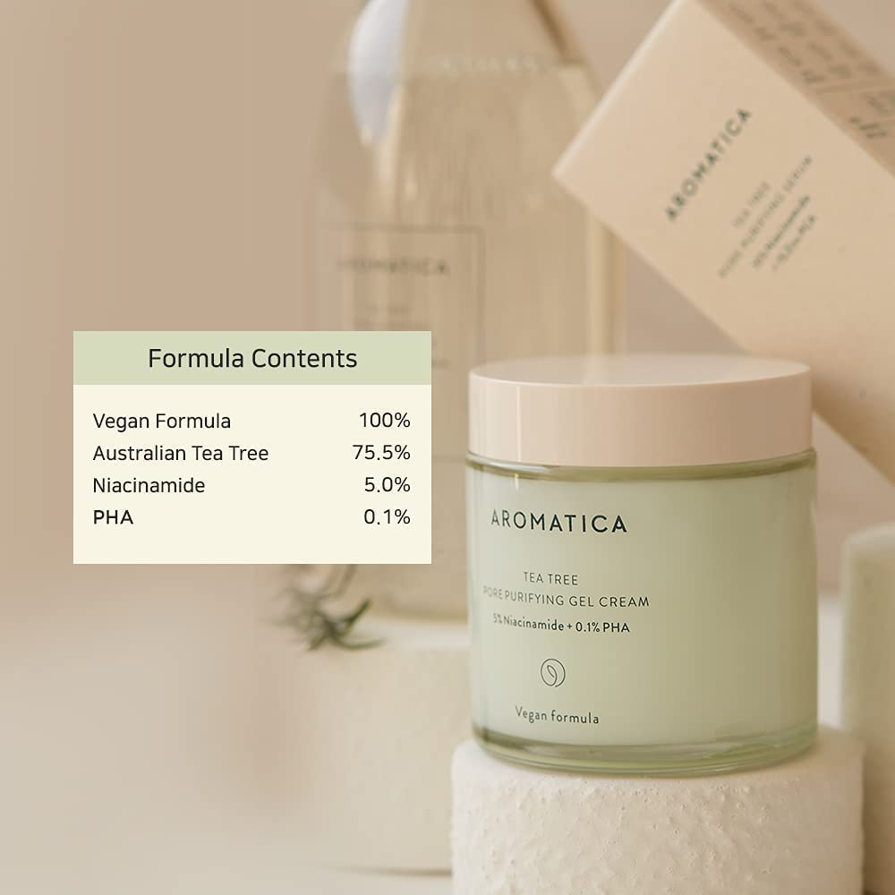 A jar of minty pale green, almost white gel cream that provide for those with oily skin