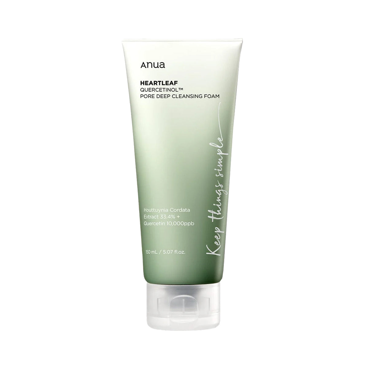 Anua Heartleaf Quercetinol Pore Deep Cleansing Foam 150 ml