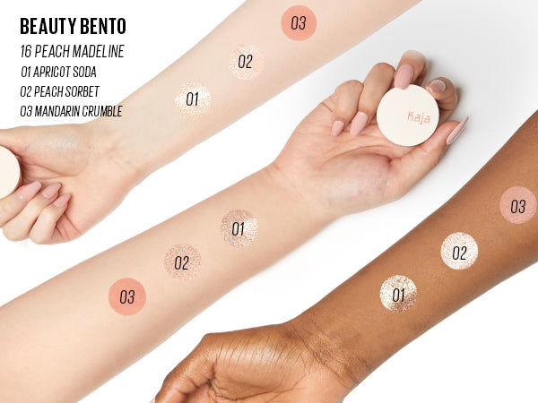 KAJA Beauty Bento Bouncy Shimmer Eyeshadow Trio