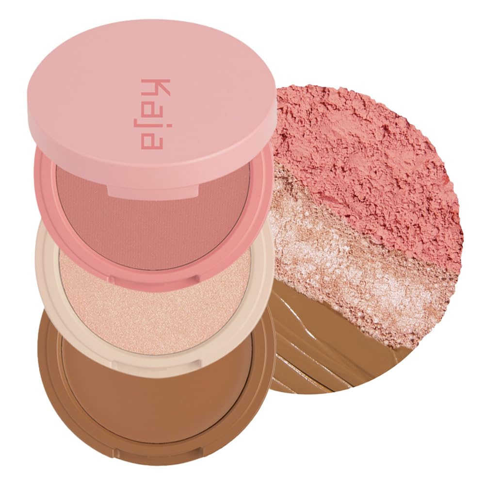 Kaja Beauty Play Bento Butter Up - Bronzer & Blush & Highlighter Trio