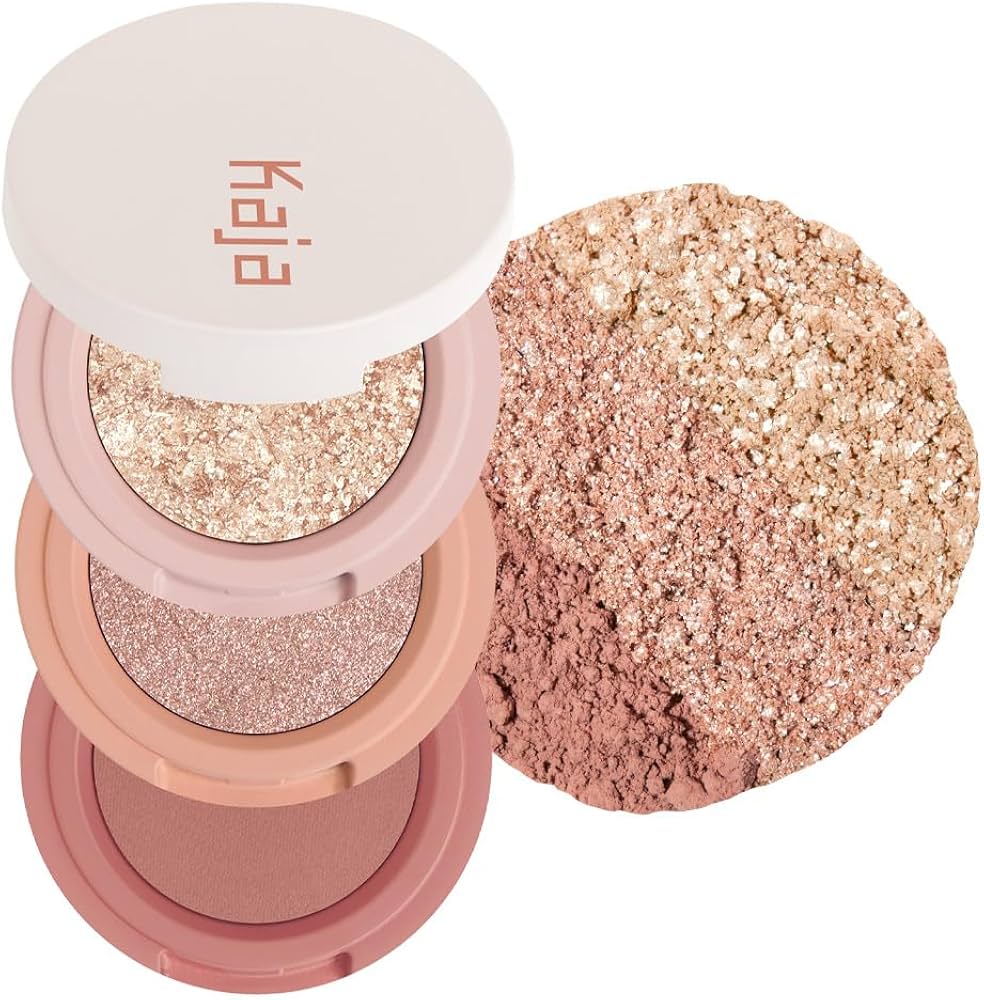 KAJA Beauty Bento Bouncy Shimmer Eyeshadow Trio