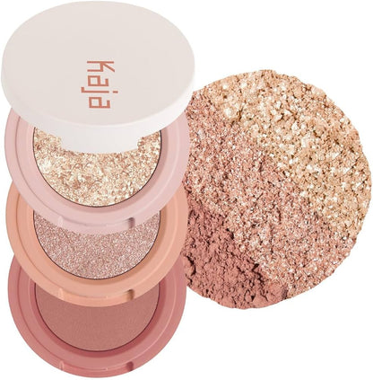 KAJA Beauty Bento Bouncy Shimmer Eyeshadow Trio