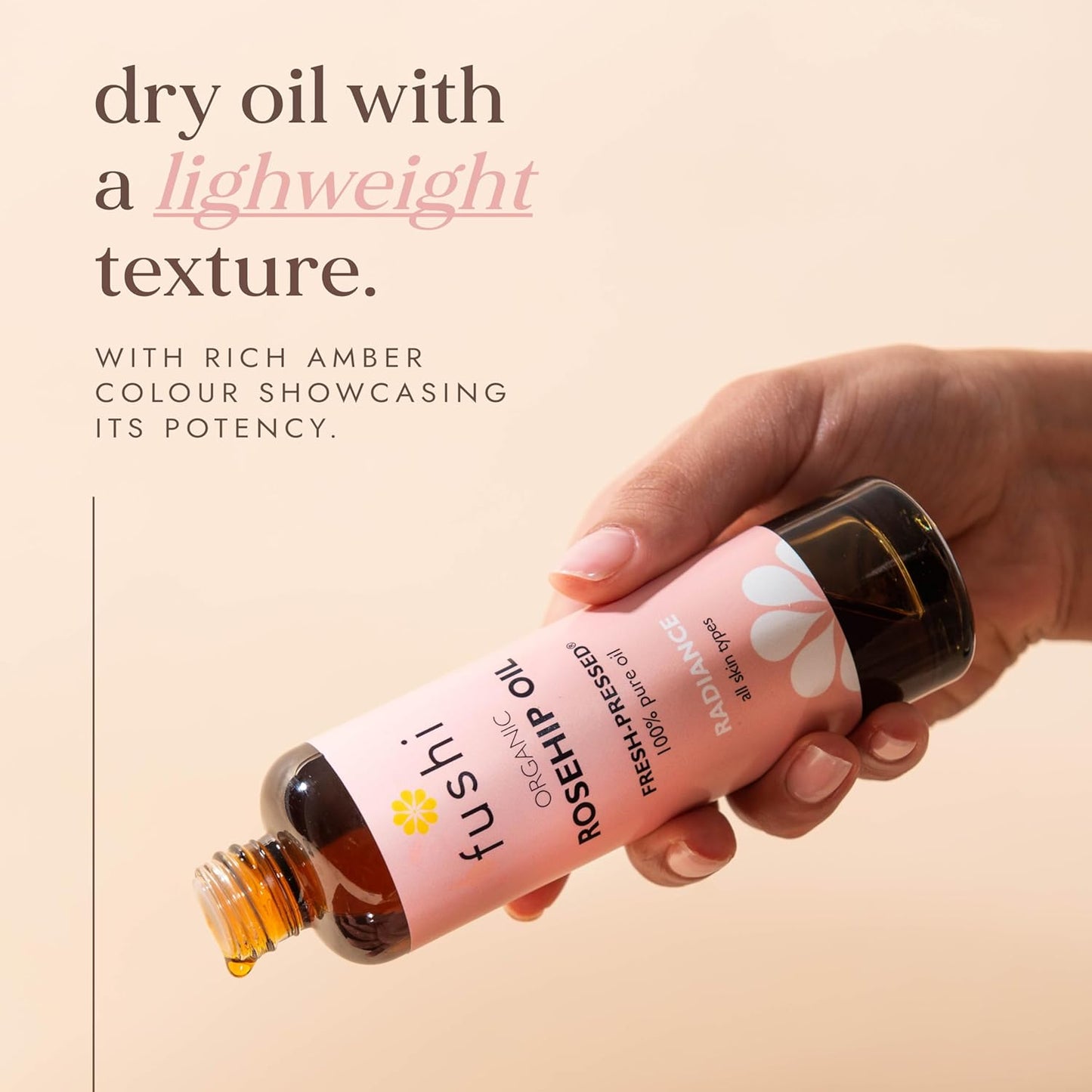 Fushi Organic Cold & Fresh Pressed Rosehip Oil 100ml