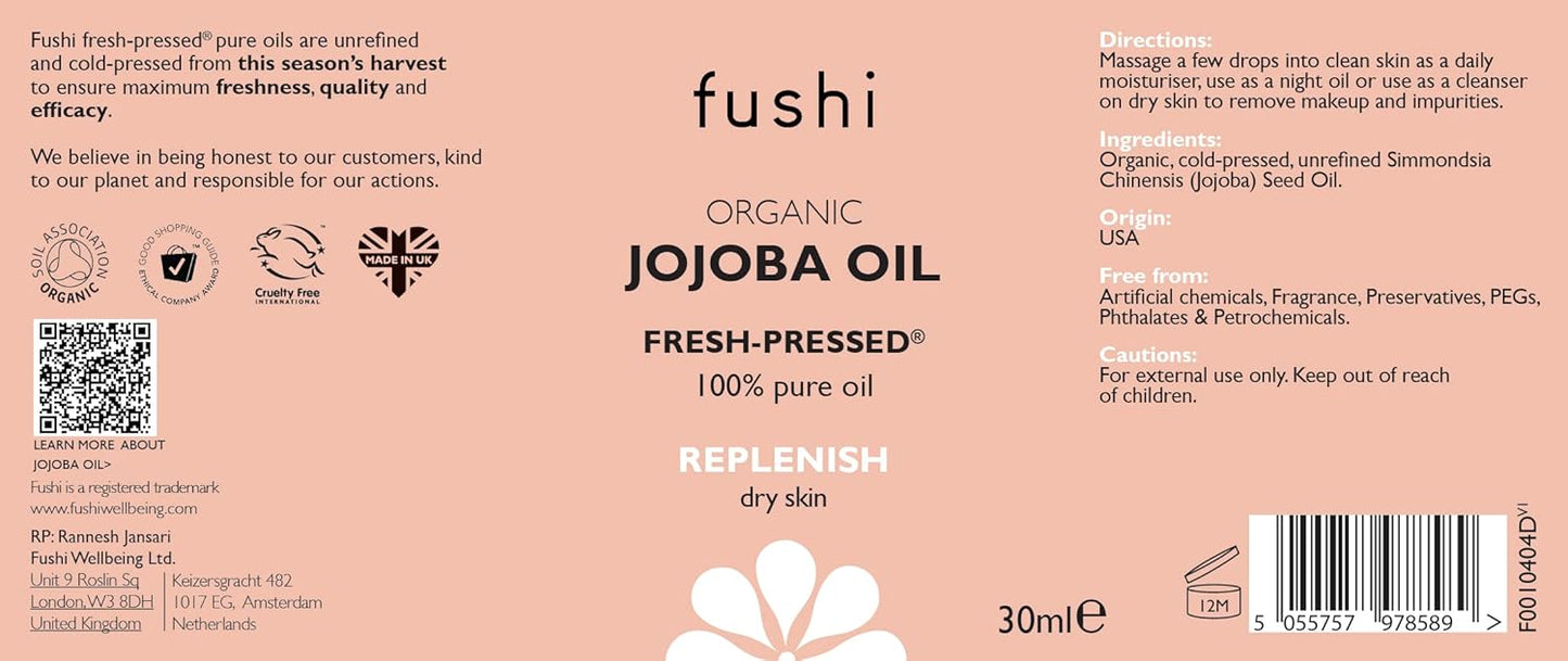 Fushi Organic Jojoba Oil 30ml