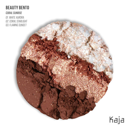 KAJA Beauty Bento Bouncy Shimmer Eyeshadow Trio