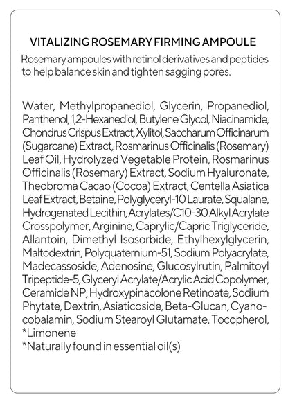 Vitalizing Rosemary Firming Ampoule