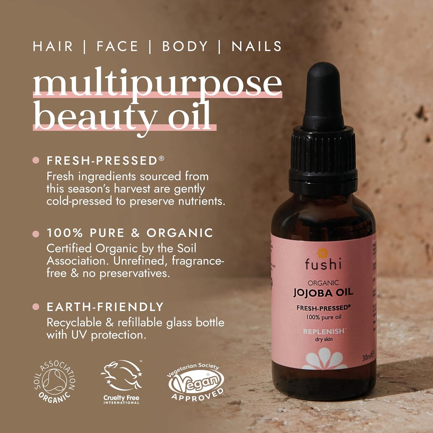 Fushi Organic Jojoba Oil 30ml