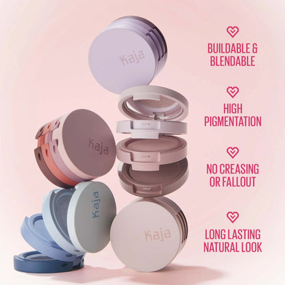 KAJA Beauty Bento Bouncy Shimmer Eyeshadow Trio