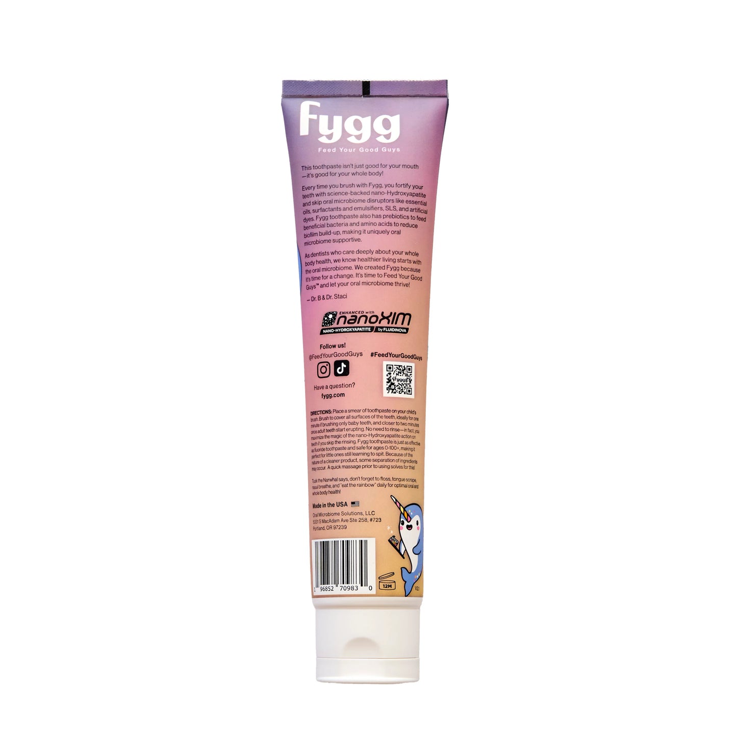 Nano-Hydroxyapatite Toothpaste with Prebiotics | Vanilla Vibes - Tannkrem
