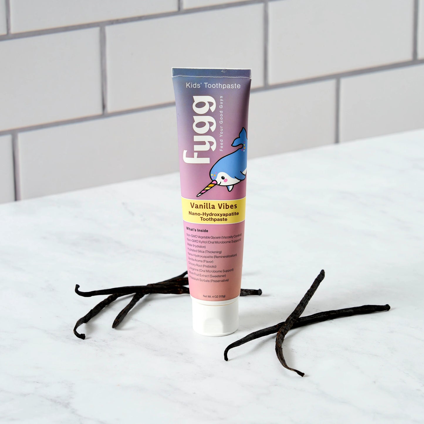 Nano-Hydroxyapatite Toothpaste with Prebiotics | Vanilla Vibes - Tannkrem