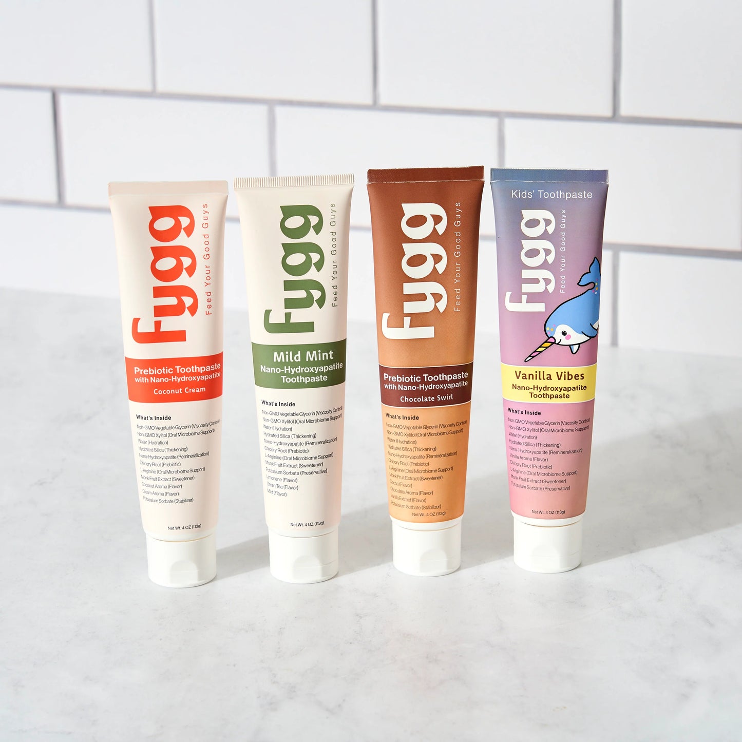 Nano-Hydroxyapatite Toothpaste with Prebiotics | Vanilla Vibes - Tannkrem