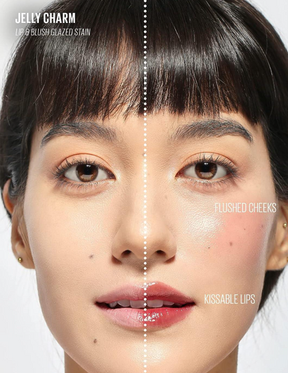 Kaja Jelly Charm Glazed Lip & Blush with Keychain