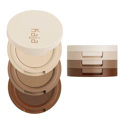 KAJA Beauty Bento Bouncy Shimmer Eyeshadow Trio