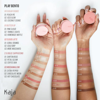 Kaja Beauty Play Bento Butter Up - Bronzer & Blush & Highlighter Trio